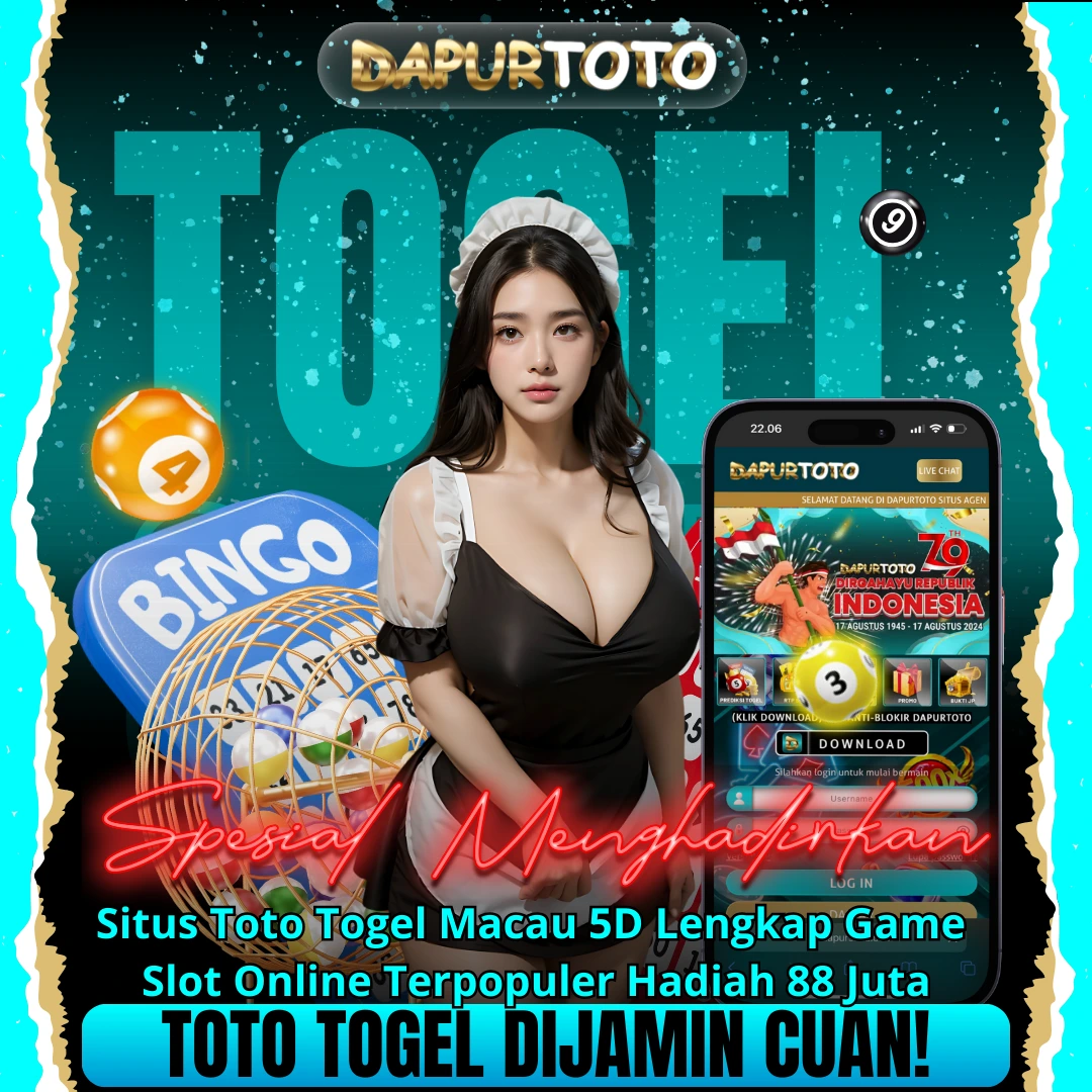 DAPURTOTO - Situs Toto Togel Macau 5D Lengkap Game Slot Online Terpopuler Hadiah 88 Juta